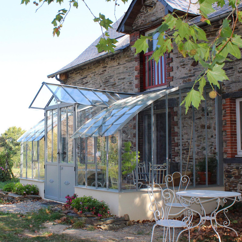 Serre à l'ancienne MONTESQUIEU largeur 2.80 m sur muret