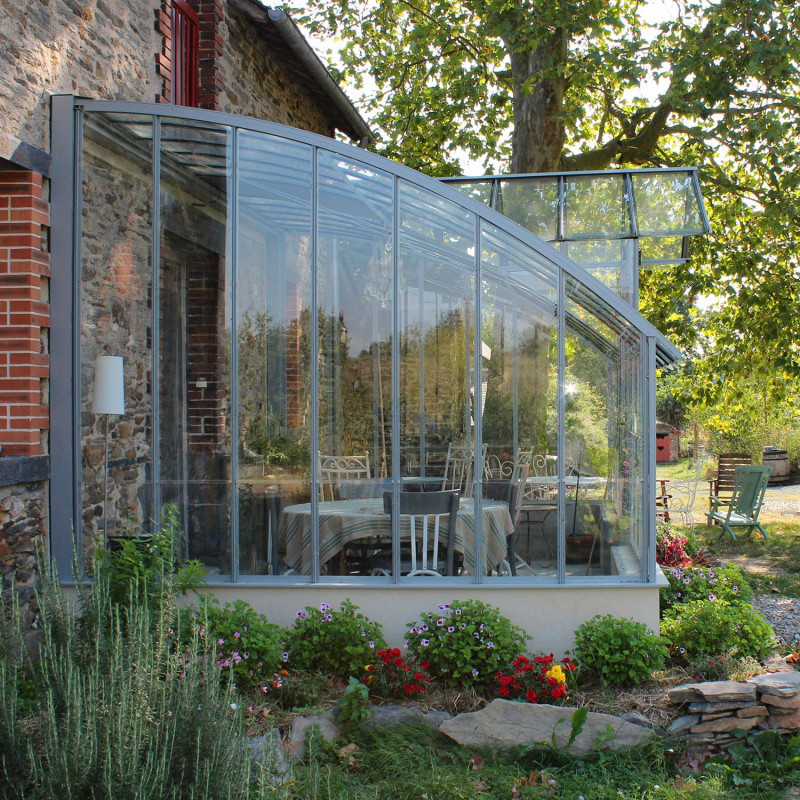 Serre à l'ancienne MONTESQUIEU largeur 2.80 m sur muret