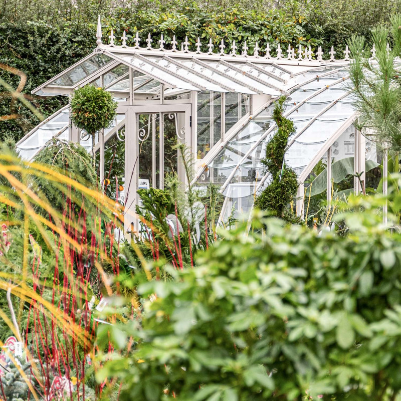 Serre à l'ancienne MIRABEAU largeur 3.70 m sur muret
