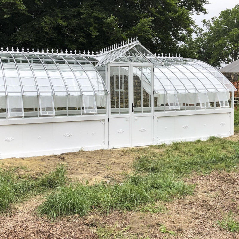 Serre à l'ancienne MIRABEAU largeur 3.70 m sur muret