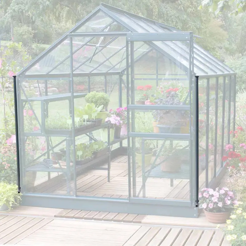 Kit gouttière pour serres double pente NATURA