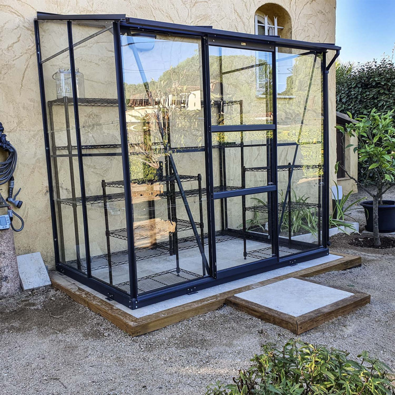 Serre adossée MÉLISSA 2,50 m²