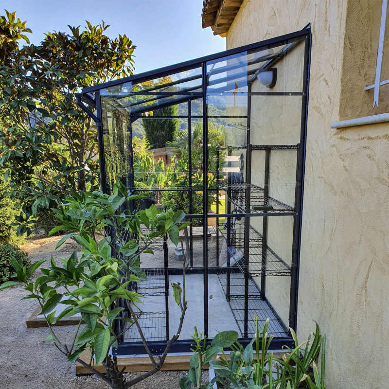 Serre adossée MÉLISSA 2,50 m²