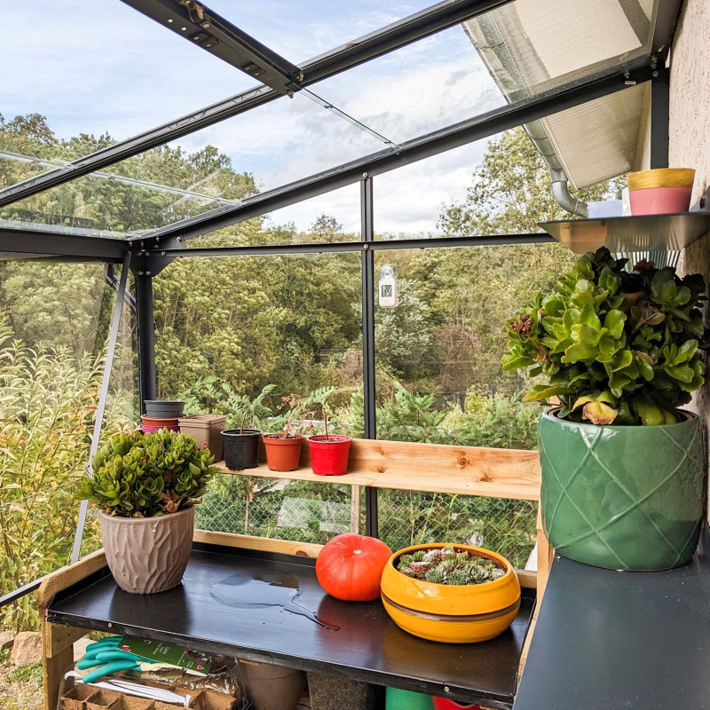 Serre adossée MÉLISSA 3,30 m²