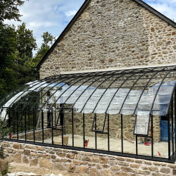 Serre CHAMBORD largeur 3,70 m sur muret