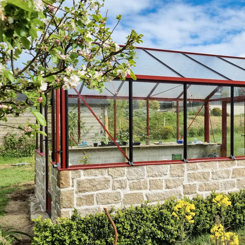 Serre LUXIA Sur Muret Largeur 3.09 m