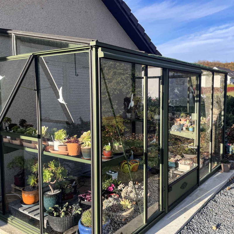 Serre LUXIA Adossée largeur 2,32 m