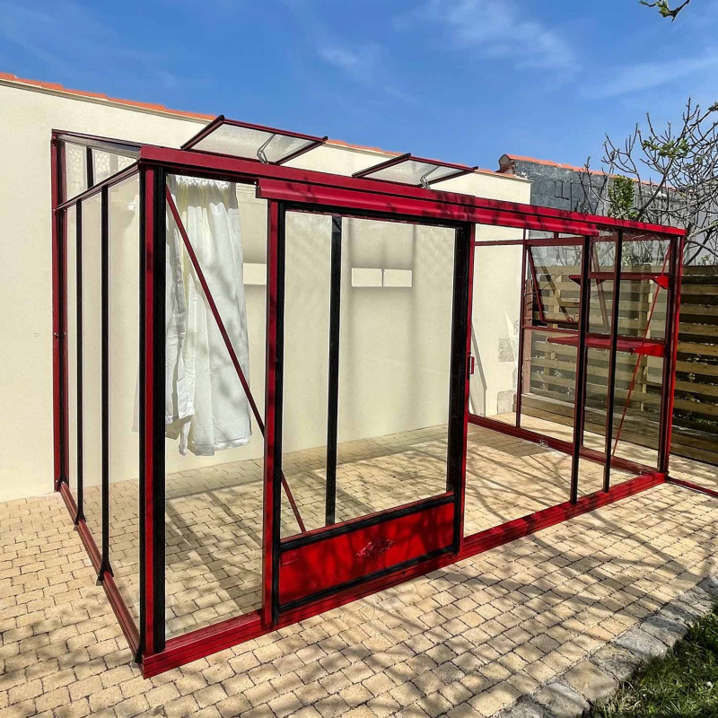 Serre LUXIA Adossée largeur 2,32 m