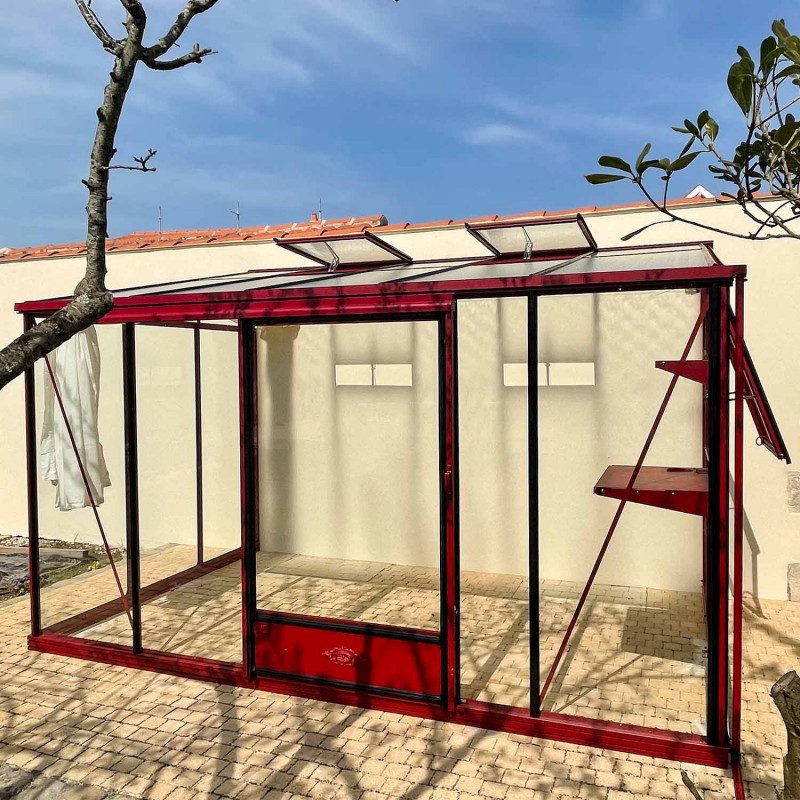 Serre LUXIA Adossée largeur 2,32 m