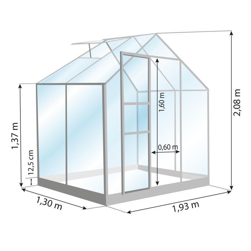 Serre ALLIUM 2,50 m²