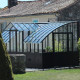 Serre MIRABEAU avec dos vitré sur base alu