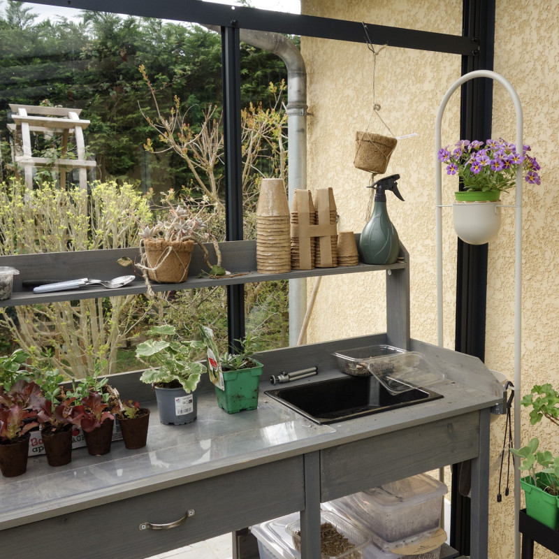 Serre LUXIA Adossée largeur 1,58 m