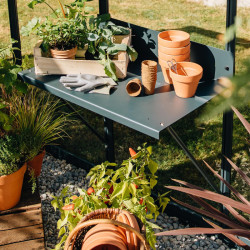 Table à rempoter 80x50 cm en aluminium