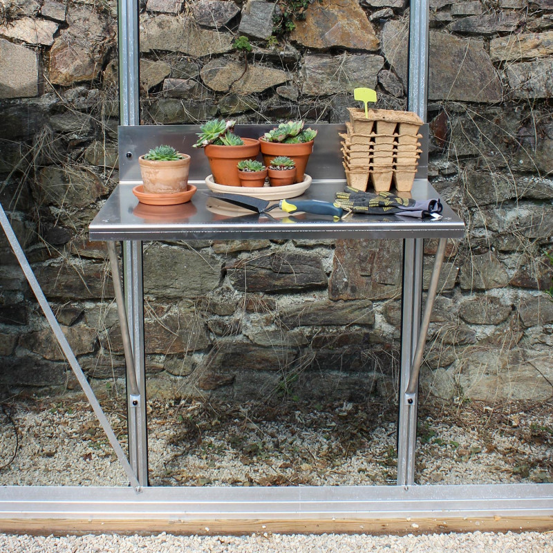 Table à rempoter 80x50 cm en aluminium