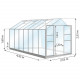 Tuinserres in gehardglas LAURUS 11,30 m² - Aluminium