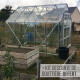 Tuinserres in gehardglas LAURUS 8,10 m² - Aluminium