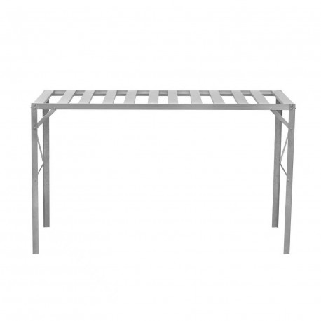 Pottafel 80x50cm en aluminium