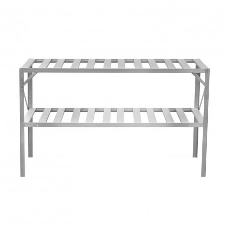 Pottafel 80x50cm en aluminium