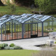 Serre 3 CHAPELLES  - Aluminium naturel
