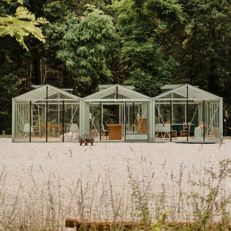 Serre 3 CHAPELLES - Aluminium naturel