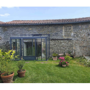 Serre adossée / monopente / murale