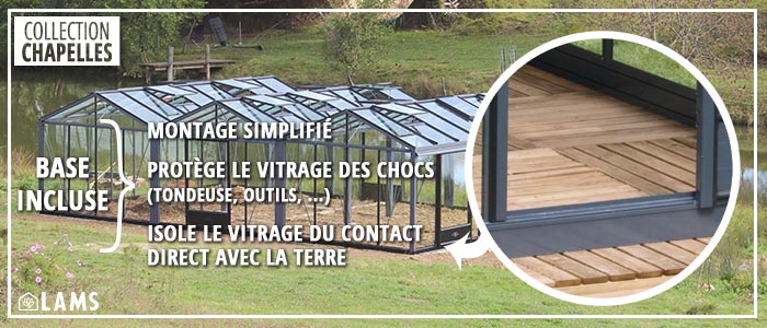 Base incluse - SUPRA 3 CHAPELLES 