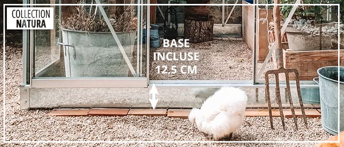 SERRE ALLIUM 4,90 m² - Base incluse  