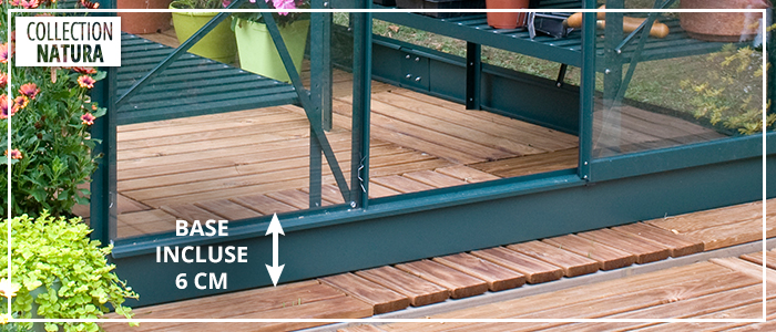 SERRE ALOÉ 8,10 m² - Base incluse 