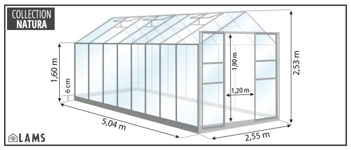 SERRE LAURUS 12,90m²